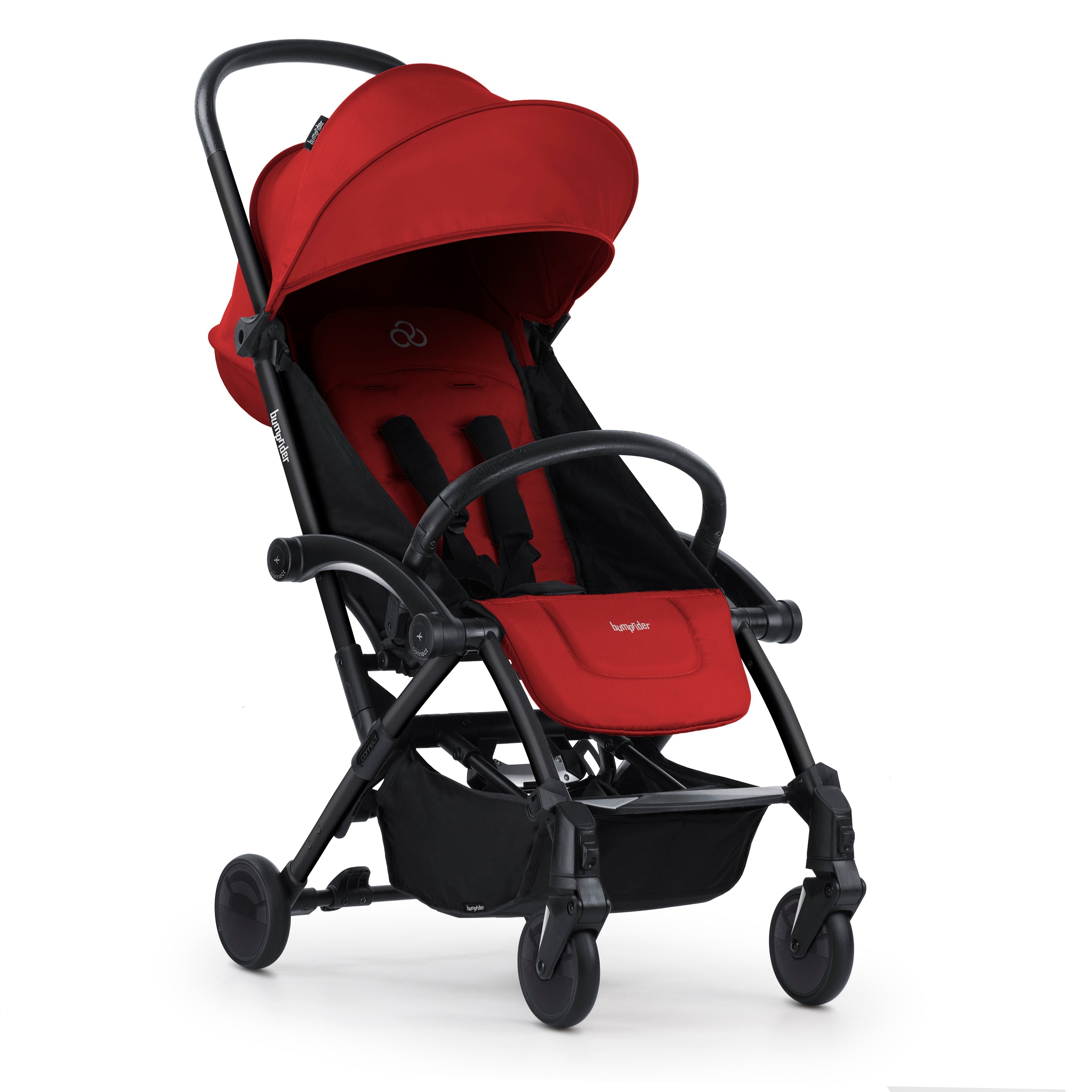 Red and black stroller online